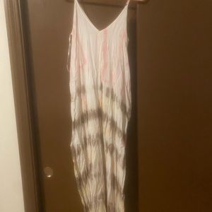 Tie dye maxi dress NWT